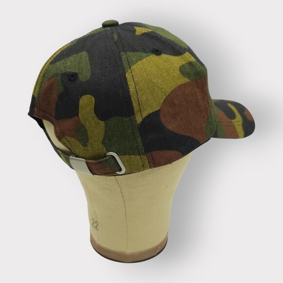 Halo Camo Adjustable Tuck Strap Camouflage Cap Hunting Trucker Baseball Hat - Picture 12 of 12